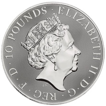 2022 10oz Queen's Beasts Completer Silver Coin