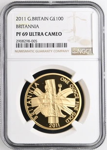 2011 Proof Gold Britannia Coin 1oz NGC PF69