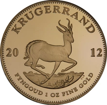 2012 Proof Krugerrand Gold Coin 1oz Boxed