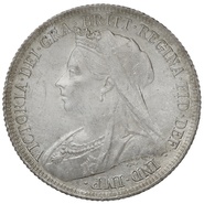 1901 Queen Victoria Silver Shilling