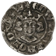 1307-1327 Edward II Silver Penny Hammered Bury St Edmunds