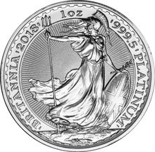 2018 Platinum Britannia Coin 1oz