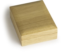 Medium Oak Gold or Silver Bar Gift Box Metalor 1kg