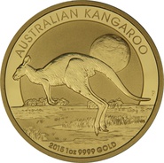 2015 1oz Gold Australian Kangaroo (Nugget)