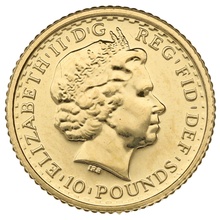2002 1/10oz Gold Britannia Coin