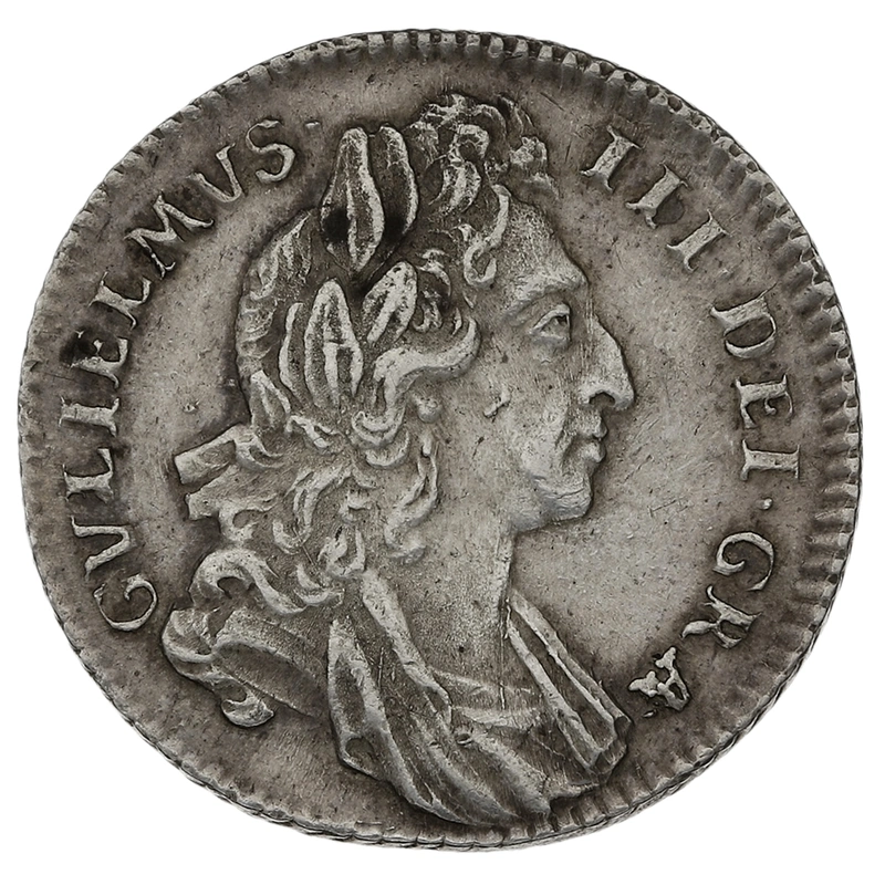 1696 Silver Sixpence Coin William III