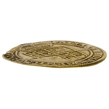 1624 Laurel Gold Coin James I Hammered mm trefoil
