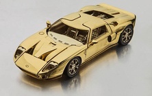 ‘One of a kind’ gold model car sells at auction for $75,000