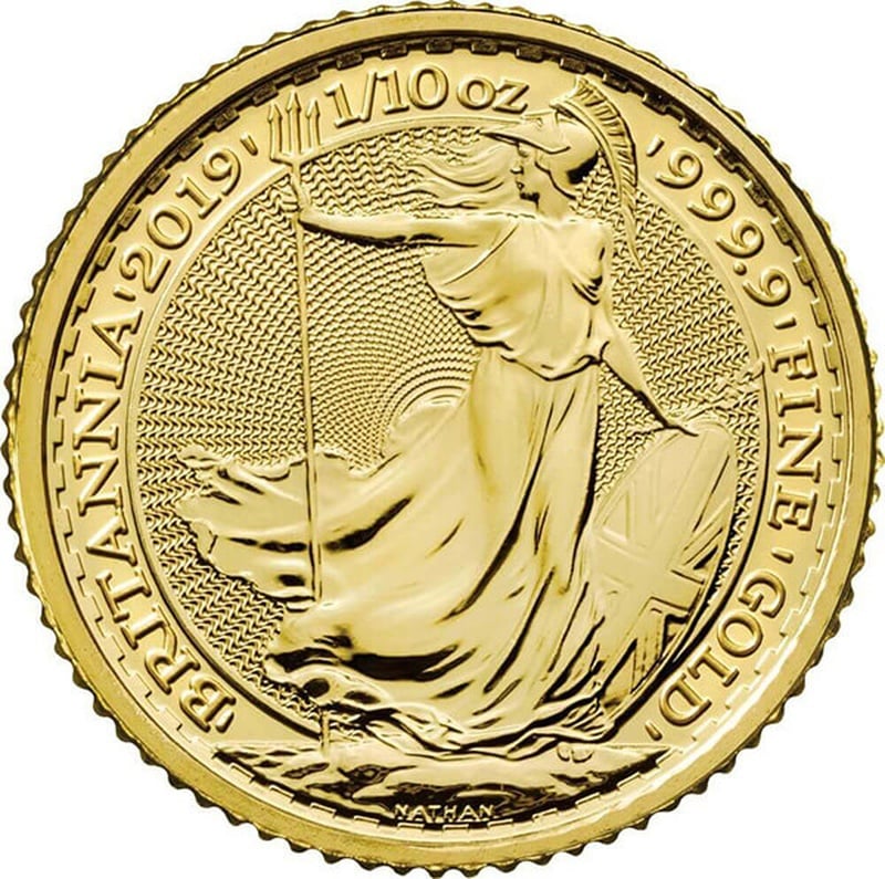 2019 1/10oz Gold Britannia Coin