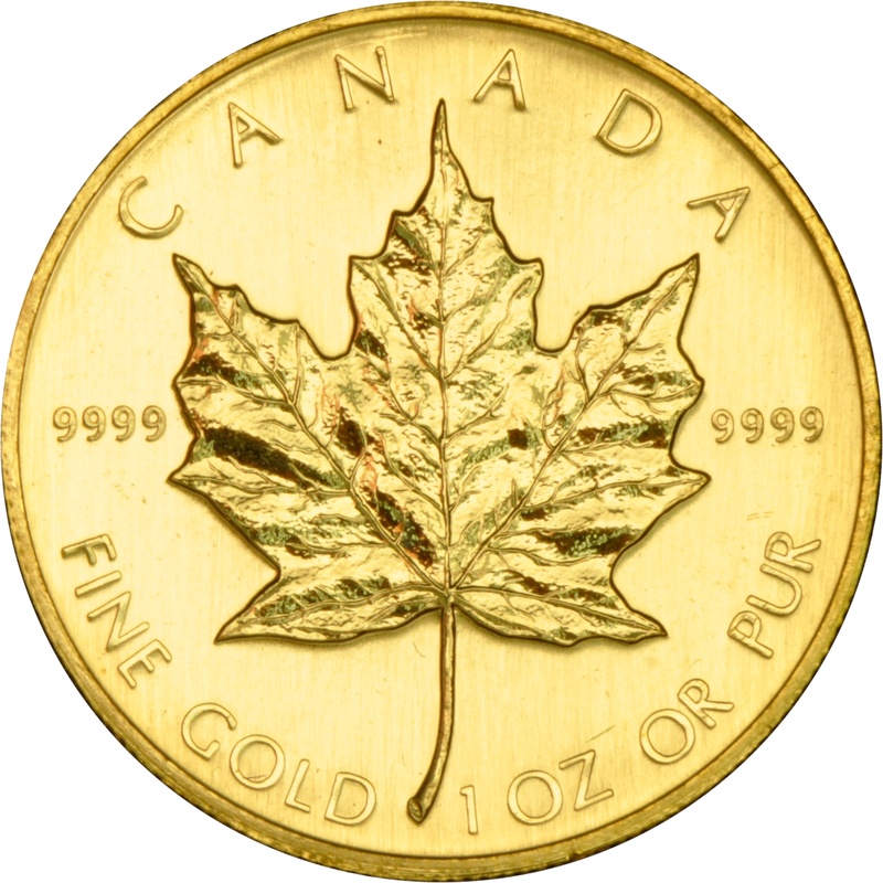 1986 Canadian Maple Leaf Gold Coin 1oz