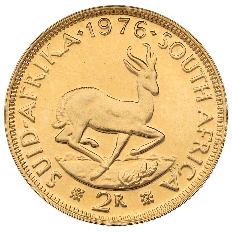 1976 R2 Gold Coin 2 Rand South Africa