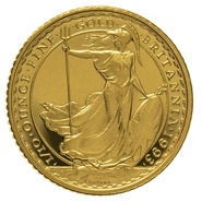 1993 Tenth Ounce Proof Britannia Gold Coin