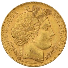 10 French Francs - Ceres - Third Republic