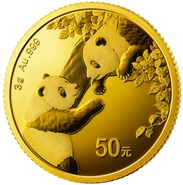 2023 3g Chinese Panda Gold Coin