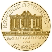 2023 1/10oz Austrian Gold Philharmonic Coin