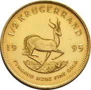 1995 1/2oz Krugerrand Gold Coin