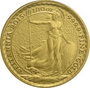 2015 Tenth Ounce Gold Britannia