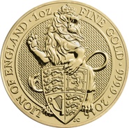 2016 1oz Lion of England Gold Coin Queen's Beasts