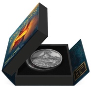 2022 The Lord of the Rings - Mount Doom 1oz Proof Silver Coin Boxed