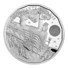 2022 Proof 1oz 25th Anniversary of Harry Potter Silver Coin Hogwarts Express Boxed
