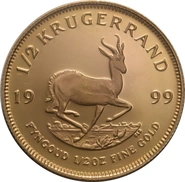 1999 Proof 1/2oz Krugerrand Gold Coin