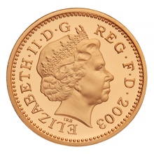 £1 One Pound Gold Proof Coin - Pattern Bridges -2003 Menai