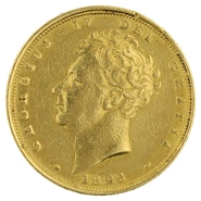 1826 Gold Sovereign Coin George IV