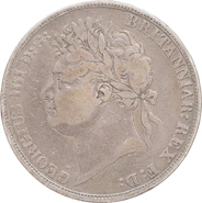 1822 Silver Crown Coin George IV Fine