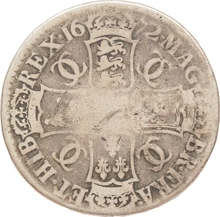 1672 Silver Crown Coin Charles II