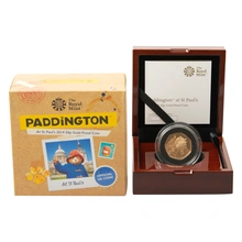 2019 Paddington at St. Paul's Cathedral Fifty Pence 50p Proof Gold Coin Boxed
