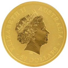 2010 1/2oz Australian Kangaroo Gold Nugget Coin