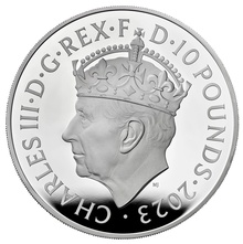 2023 5oz Silver Coronation of King Charles III Proof Coin Boxed