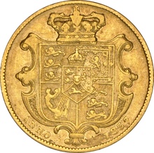 1837 Gold Sovereign Coin William IV NGC VF20