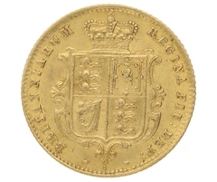 1869 Gold Half Sovereign