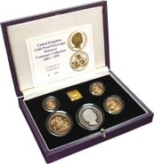 1993 Proof Gold Sovereign 4 Coin Set Pistrucci Centenary Collection Boxed