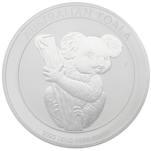 2020 Australian Koala Silver Coin 1kg - From £2,818.80 | BullionByPost
