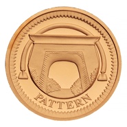 2003 Proof Gold £1 Pound Coin Egyptian Arch Bridge Pattern