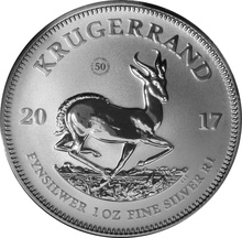 2017 Silver Krugerrand Coin 1oz 50th Anniversary Coin