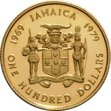 Jamaica 1979 $100 Proof Gold Coin