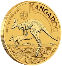 2026 1/10oz Australian Kangaroo Gold Nugget Coin