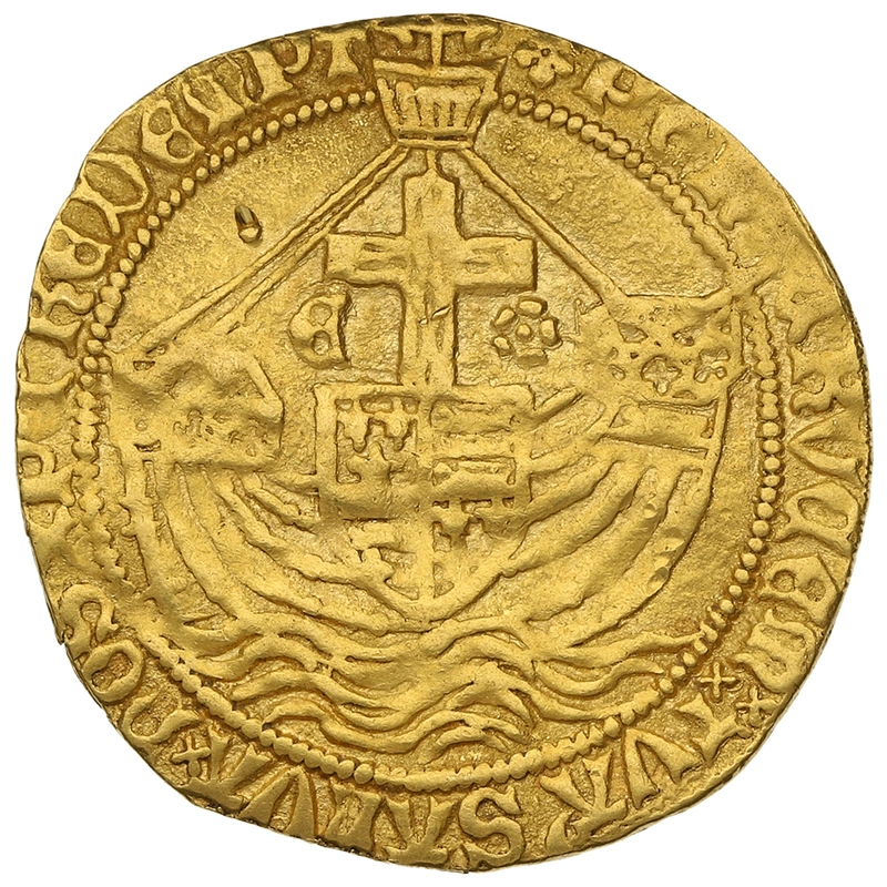 1471-1483 Gold Angel Coin Edward IV Hammered Second Reign