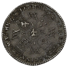 1693 Silver Sixpence Coin William & Mary