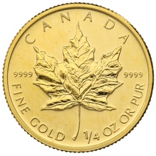 2010 1/4oz Canadian Maple Leaf Gold Coin