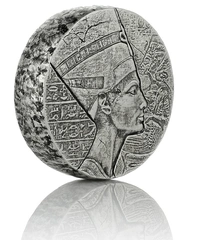 Egyptian Relics Queen Nefertiti Silver Coin 5oz