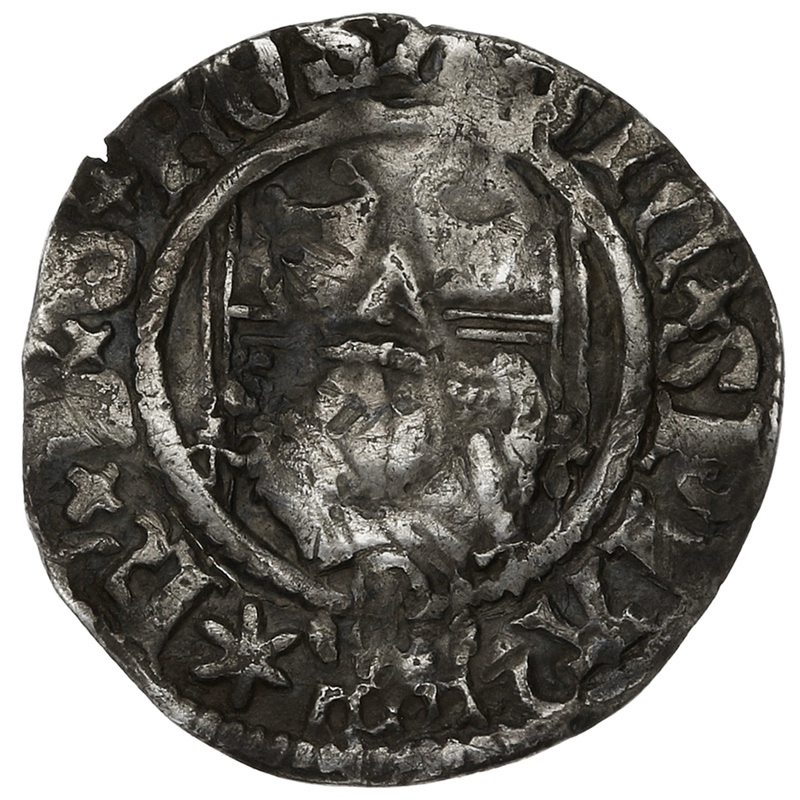 1526-1544 Henry VIII Silver Penny "Sovereign" Bishop Tunstall