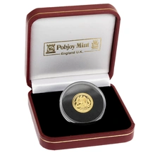 2009 Piedfort 1/10th (1/5oz) Isle of Man Angel Gold Coin Boxed