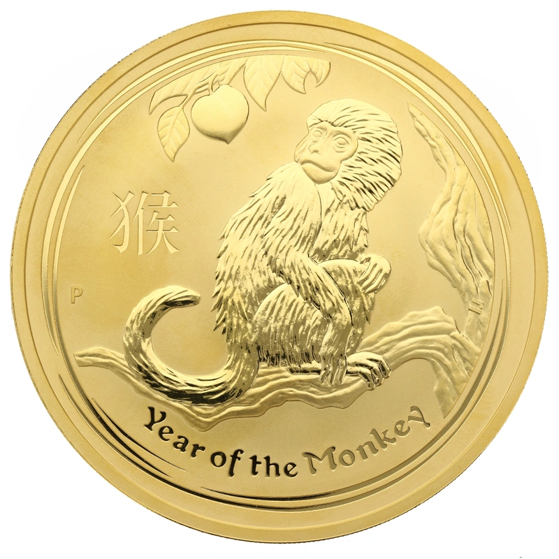 2016 Year of the Monkey Gold Coin 10oz Perth Mint Australian Lunar Series