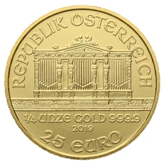 2019 1/4oz Austrian Gold Philharmonic Coin
