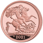 2021 Proof £2 Coin Gold Double Sovereign
