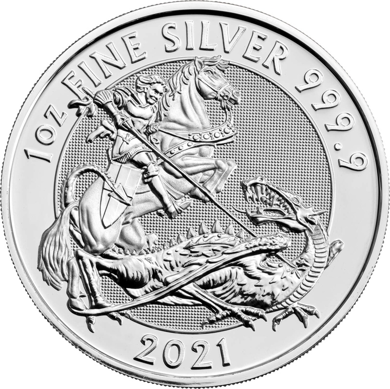 2021 Royal Mint Valiant Silver Coin 1oz